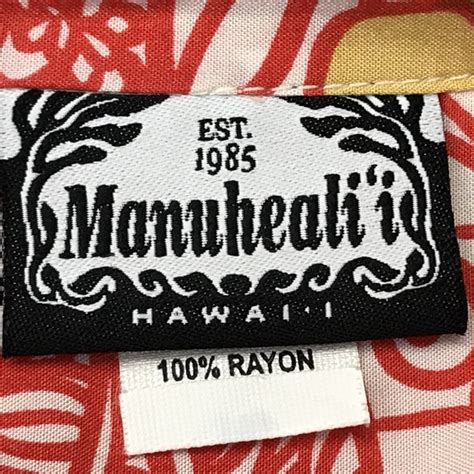 MANUHEALI'I マヌヘアリィ オールドサーフスタイル レーヨンプルオーバーシャツ | 古着屋 EAGLEBASE イーグルベイス ...