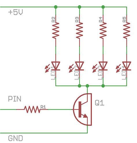 Image result for Transistor with 12V LED Arduino