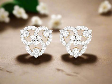Entwining Circles Diamond Earring - EFIF Diamonds – EF-IF Diamond Jewellery