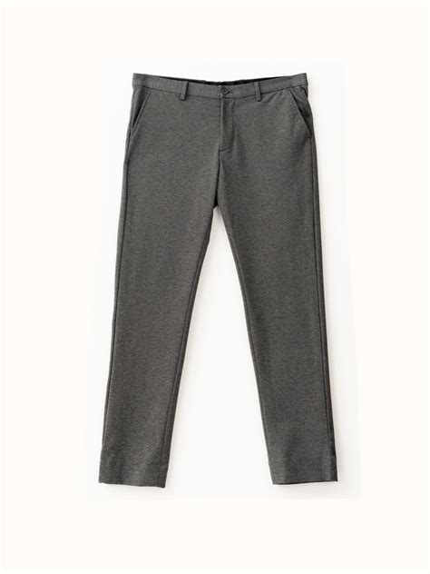 Buy Men's Charcoal Grey Power Stretch Pants Online In India