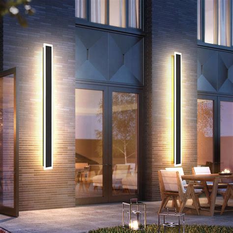 TUORD 2 Pack 23.6INCH Long Outdoor LED Wall Lights,18W Waterproof IP65 ...