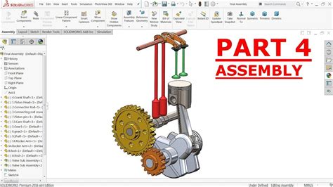 Image result for SolidWorks Engine Assembly Drawing