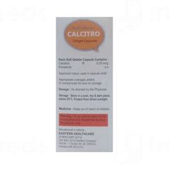 Calcitrol 025 Capsule 10 - Uses, Side Effects, Dosage, Price | Truemeds