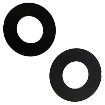 M10 Black Nylon Washers Flat Washer Insulating Round Spacer Black Nylon ...