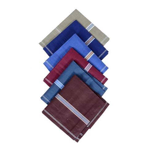 Buy ILT Retail - (Pack of 6) Men's/Gents Handkerchief, Rumal, Hanky ...