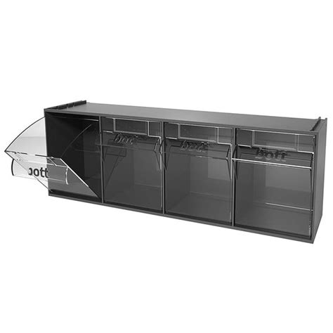 Bott Tilt Bins 23-5/8 X 7 X 8-1/8 4 Bins With Perfo Panel Fixing ...