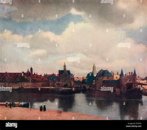 View of delft by johannes vermeer hi-res stock photography and images ...