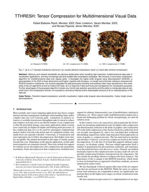 Image result for Tensor Compression