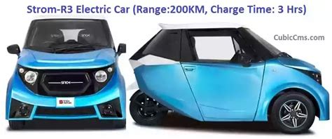Strom R3 is the Most Affordable Indian Electric Car (200-KM Range ...