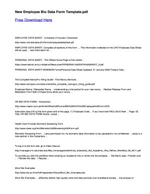 bio data application free download Forms and Templates - Fillable ...