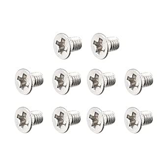 uxcell M3x5mm Phillips Flat Head Countersunk Bolts Machine Screws ...