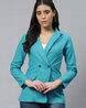 Buy Turquoise Blazers & Waistcoats for Women by COTTINFAB Online | Ajio.com
