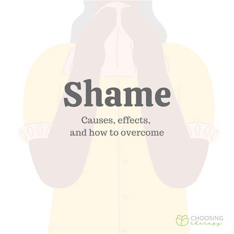 Shame: Causes, Effects, & How to Overcome - Choosing Therapy