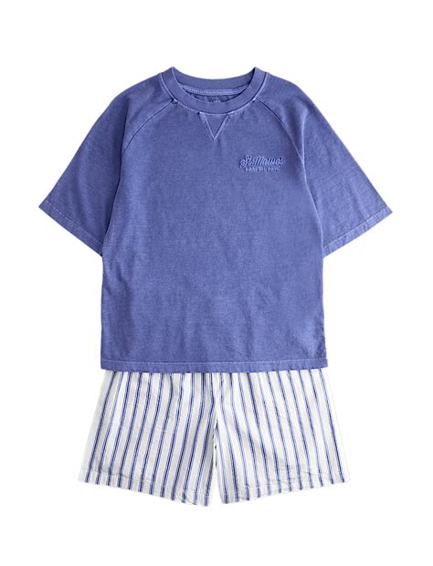 Buy Graphic Striped Short Pyjamas (6-16 Yrs) at Marks & Spencer