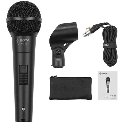 BOYA BY-BM58 Microphone with 5 metre XLR Cable, Microphone Mount ...