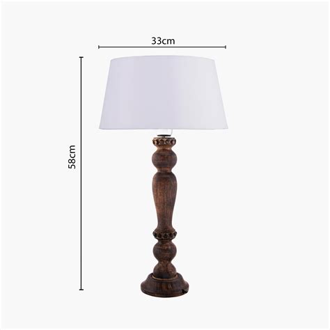 Buy HOMESAKE Wooden Table Lamp from Homesake at just INR 2900.0