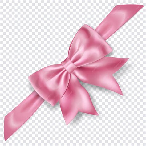 Pink Bow Transparent Background