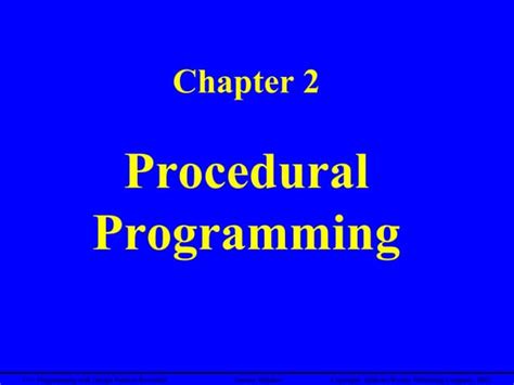 Image result for Procedural Programming Problem