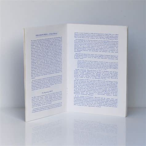 40th Anniversary of Pergamon Press and 65th Birthday of its Founder ...