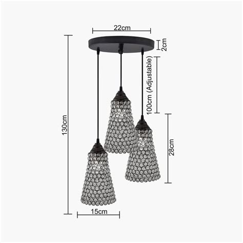 Buy HOMESAKE Metal Cluster Ceiling Lamp from Homesake at just INR 6000.0