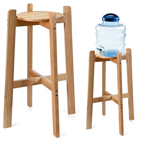 Amazon.com: Barydat 27" Wood Water Dispenser Floor Stand, Wood Floor ...