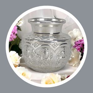 Sigaram German Silver 5 Inch Ashtalakshmi Kalash | Traditional Chambu ...