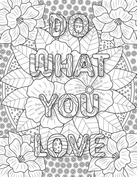 Positive Quotes Coloring Pages 的图像结果