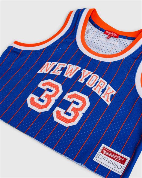 Patrick Ewing New York Knicks Crop Jersey – DannijoPro
