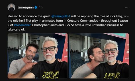 Peacemaker Season 2 Adds Frank Grillo, Reprising His Creature Commando Role