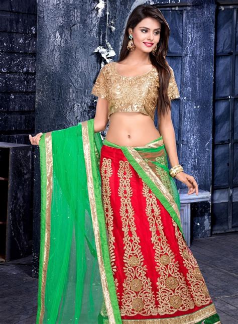 10 Wedding Lehengas In Pantone Colour Of 2017: Greenery – India's ...