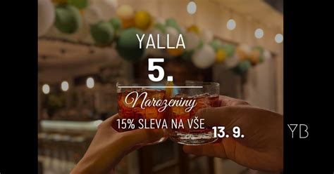 Yalla slaví 5. narozeniny 🎊, Jungmannova 1337/28, 69701 Kyjov, Czech ...