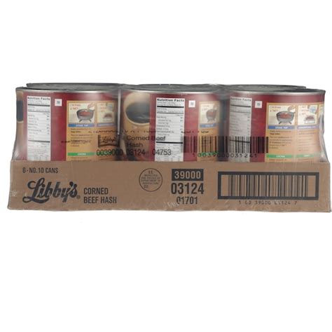 Libby's Hash Corned Beef, 108 Ounce, 6 Per Case