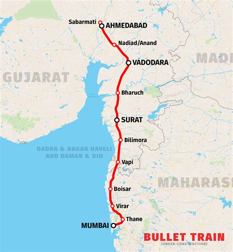 Bullet Train Map vertical PDF - GRE Material - Sabarmati Nadiad/Anand ...
