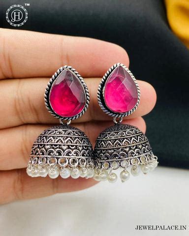 Oxidized Earrings – www.jewelpalace.in
