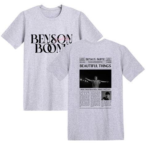 FOSSKOS Benson Boone T-shirts Fireworks and Rollerblades World Tour ...