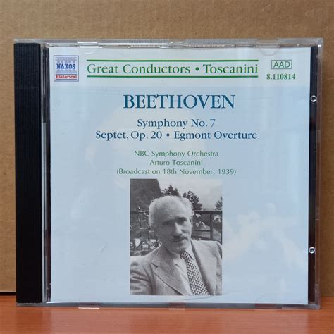 BEETHOVEN - SYMPHONY NO.7 / SEPTET OP.20 / EGMONT OVERTURE / NBC ...