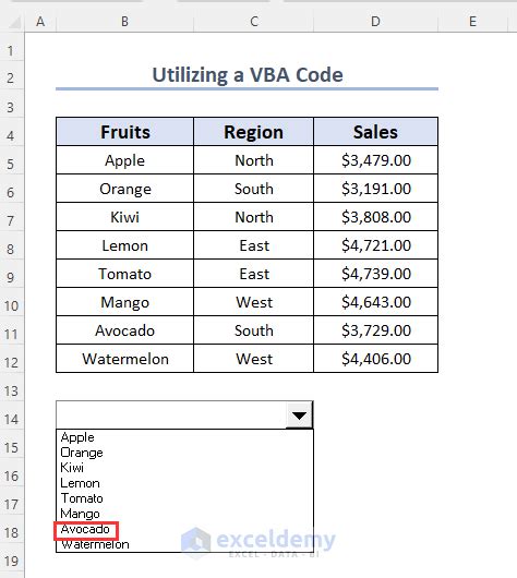 Populate a List Box Using Two Combo Boxes Excel 的图像结果
