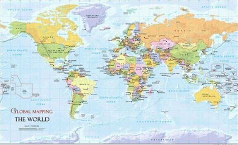 World Political Map A3 1 100m Desktop Size | Desertcart INDIA