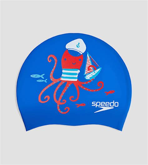 Buy Speedo-Slogan-Print-Cap-Graphic-Assorted-Assorted-4 Swimcaps Online ...