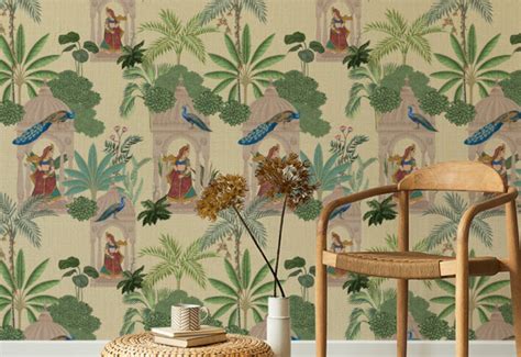 Buy Mughal Wallpaper for Walls – 3 Year Warranty