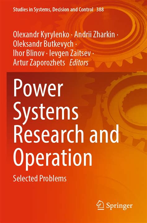 Buy Power Systems Research and Operation: Selected Problems: 388 ...