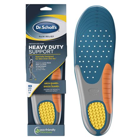 Dr. Scholl's Heavy Duty Support Pain Relief Orthotic Inserts for Men (8 ...