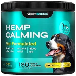 Buy Vetrica 180 Chicken-Flavored Hemp Calming Dog Chewables - Valerian ...