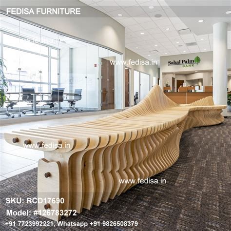 Office Reception Desk Desk With Transaction Counter Wood And Metal ...