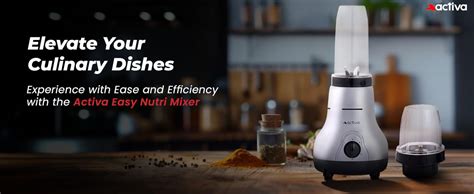 Buy ACTIVA Easy Mix Nutri 2 Jar Mixer Grinder for Smoothies, Chutney ...