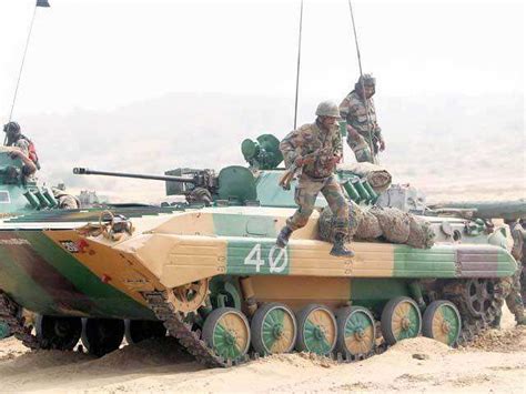 Army leaders of India & Russia during military exercise - Indra: India ...