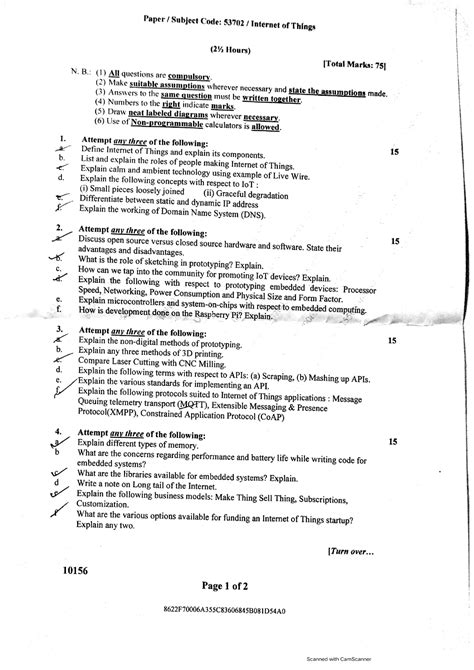 Last year qt papers - BscIT (Information Technoogy) - Studocu