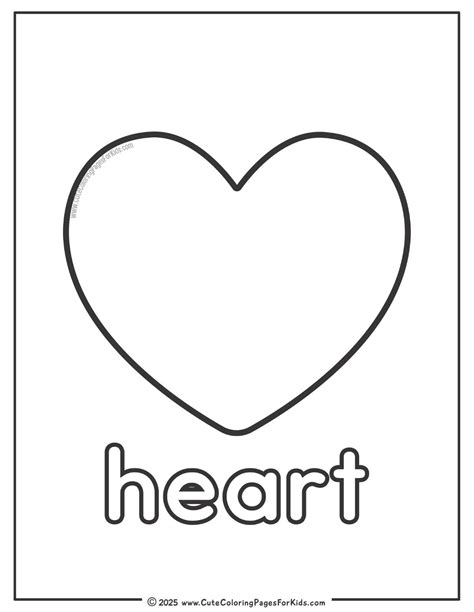 Heart Coloring Pages For Kids [2025]