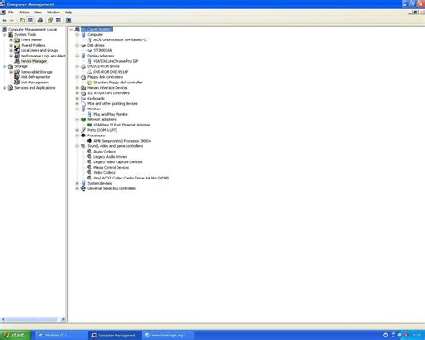 Image result for Windows XP Computer Management