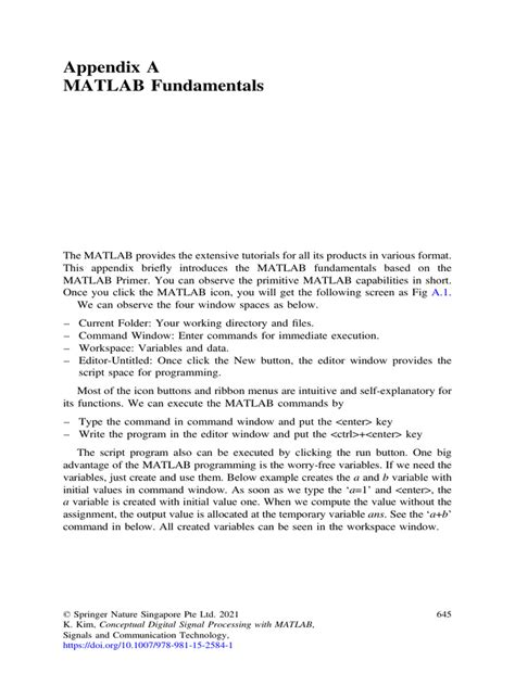 Basic Use of MATLAB 的图像结果